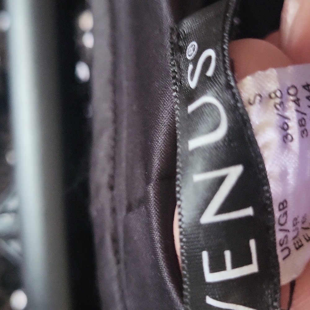 VENUS Black Wide leg Sequin Party Pants  VENUS - Picture 6 of 10